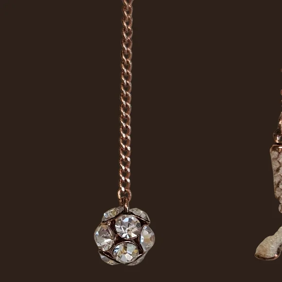 👓💖👗Betsey Mismatched Colorful Eyeglasses Dress Boot Disco Ball Earrings NWOT - Picture 6 of 9